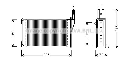 AVA QUALITY COOLING Soojusvaheti,salongiküte FDA6098